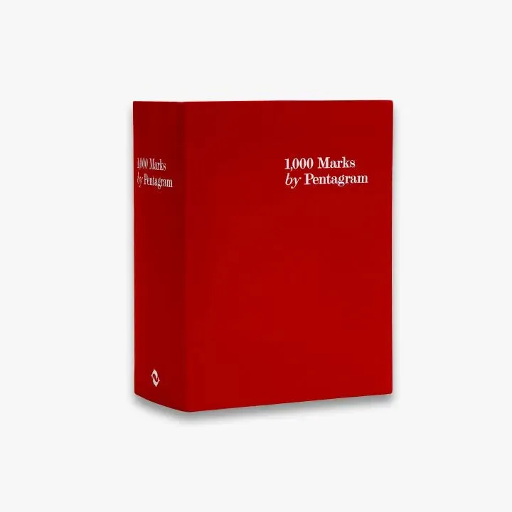 Thames & Hudson Pentagram 1,000 Marks bog – logo og grafisk design