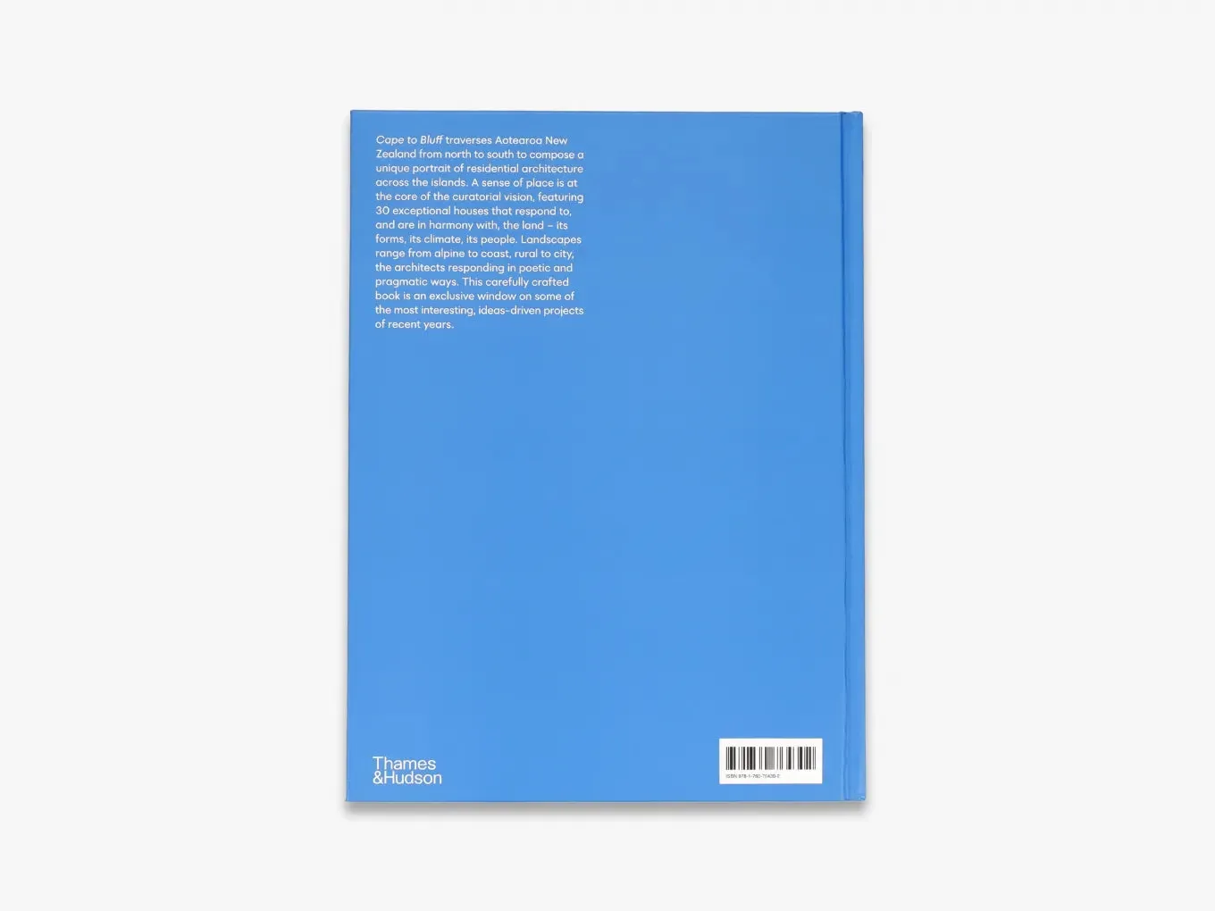 Thames & Hudson Cape to Bluff arkitekturbog om New Zealand