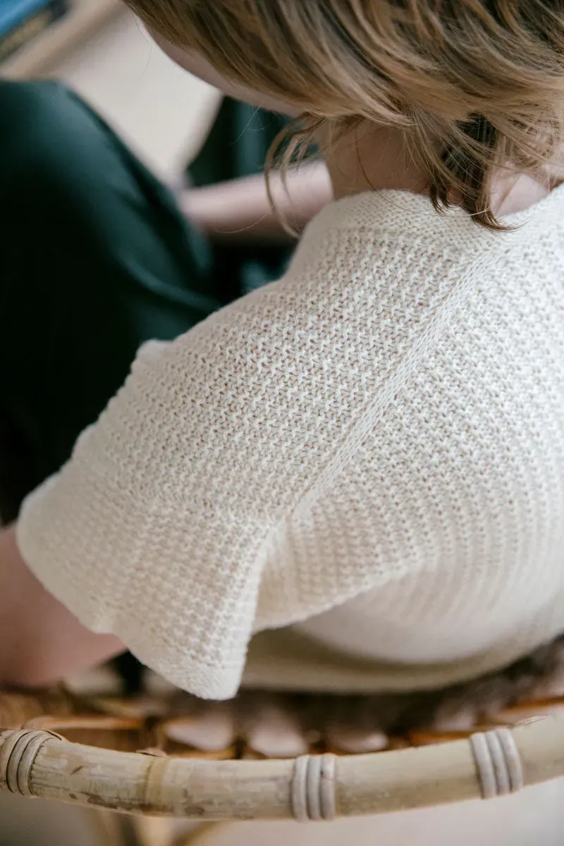 Laine Sugar Tee strikkeopskrift PDF engelsk sommer