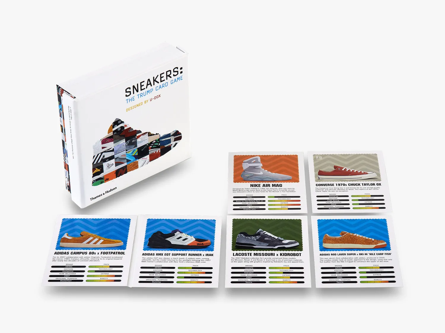 Thames & Hudson Sneakers Trump Card Game kortspil