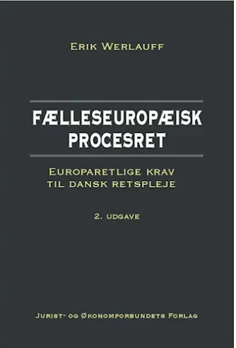 Nyt Juridisk Forlag Fælleseuropæisk Procesret e-bog jura