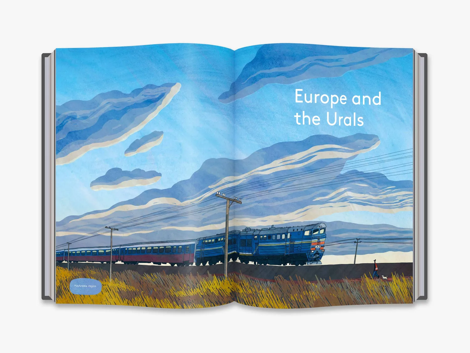 Thames & Hudson Trans-Siberian Railway børnebog togrejse