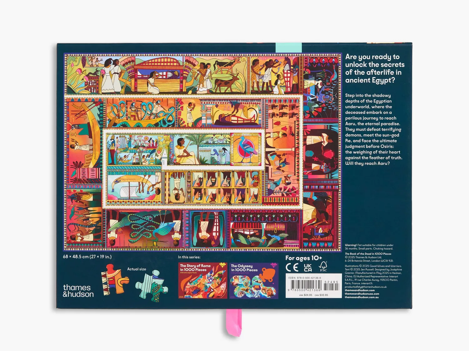 Thames & Hudson The Book of the Dead in 1000 Pieces puslespil 1000 brikker