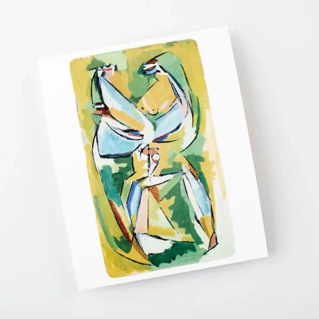 Museum Jorn Asger Jorn Årstiderne V postkort 1941-motiv