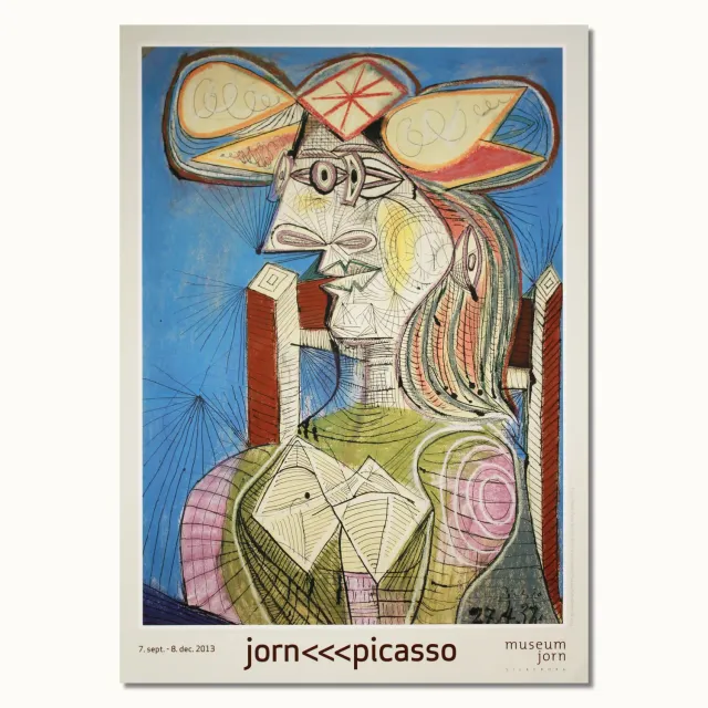 Museum Jorn Femme Assise plakat 50x70 cm Picasso
