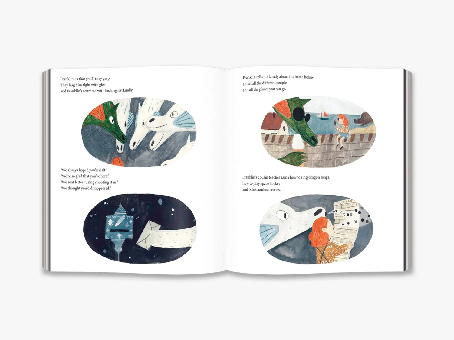 Thames & Hudson Franklin and Luna go to the Moon billedbog