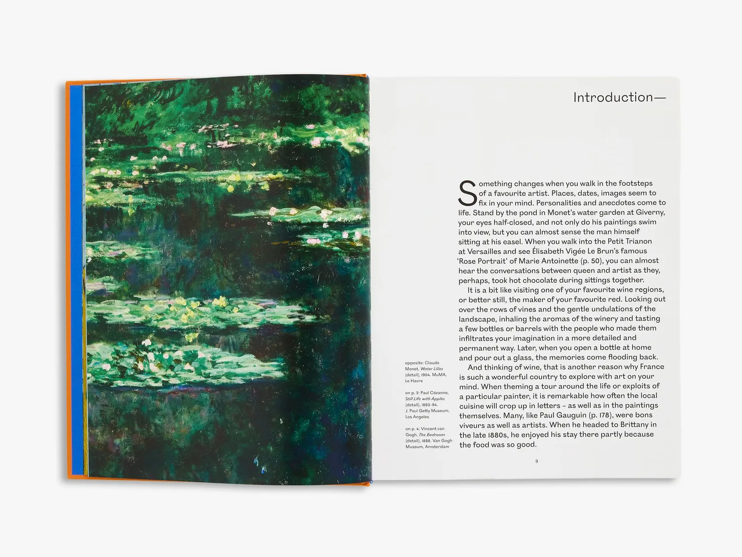 Thames & Hudson France In the Footsteps Great Artists rejsebog