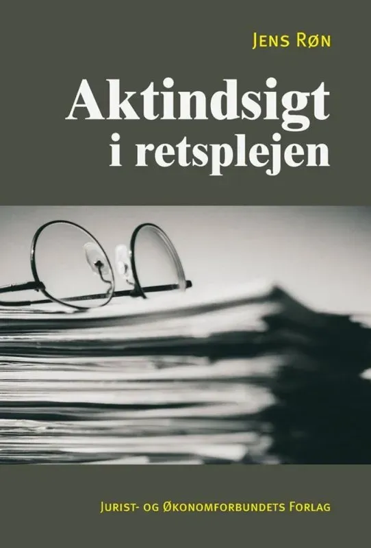 Nyt Juridisk Forlag Aktindsigt i retsplejen fagbog papirbog