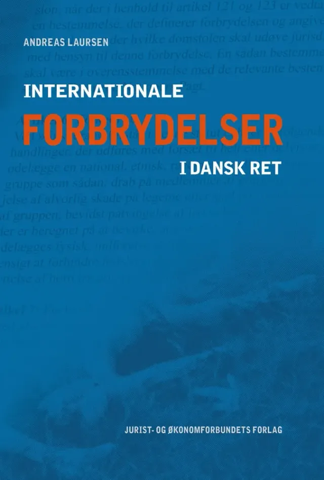 Nyt Juridisk Forlag Internationale forbrydelser i dansk ret e-bog strafferet