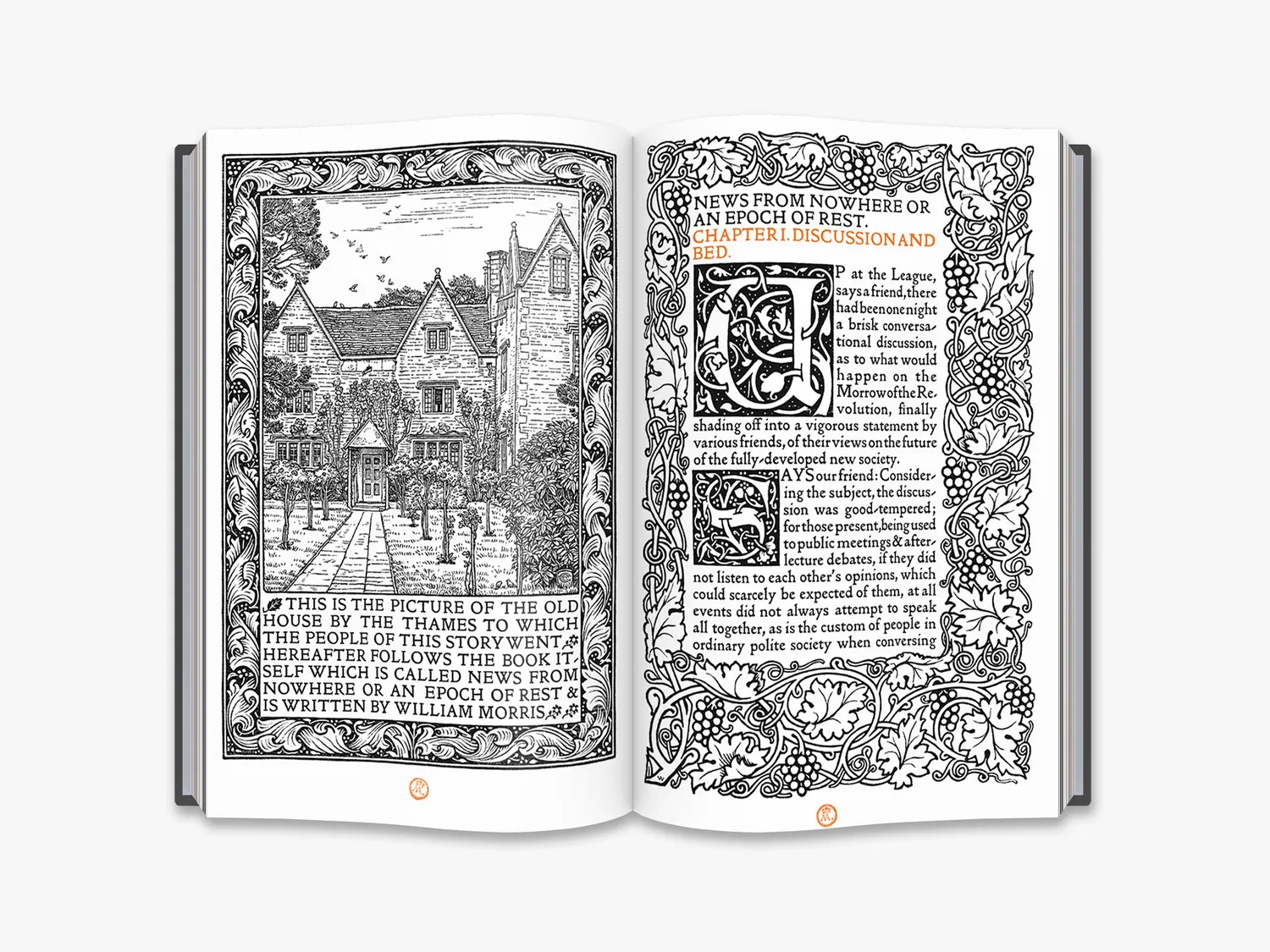 Thames & Hudson V&A News from Nowhere bog facsimile