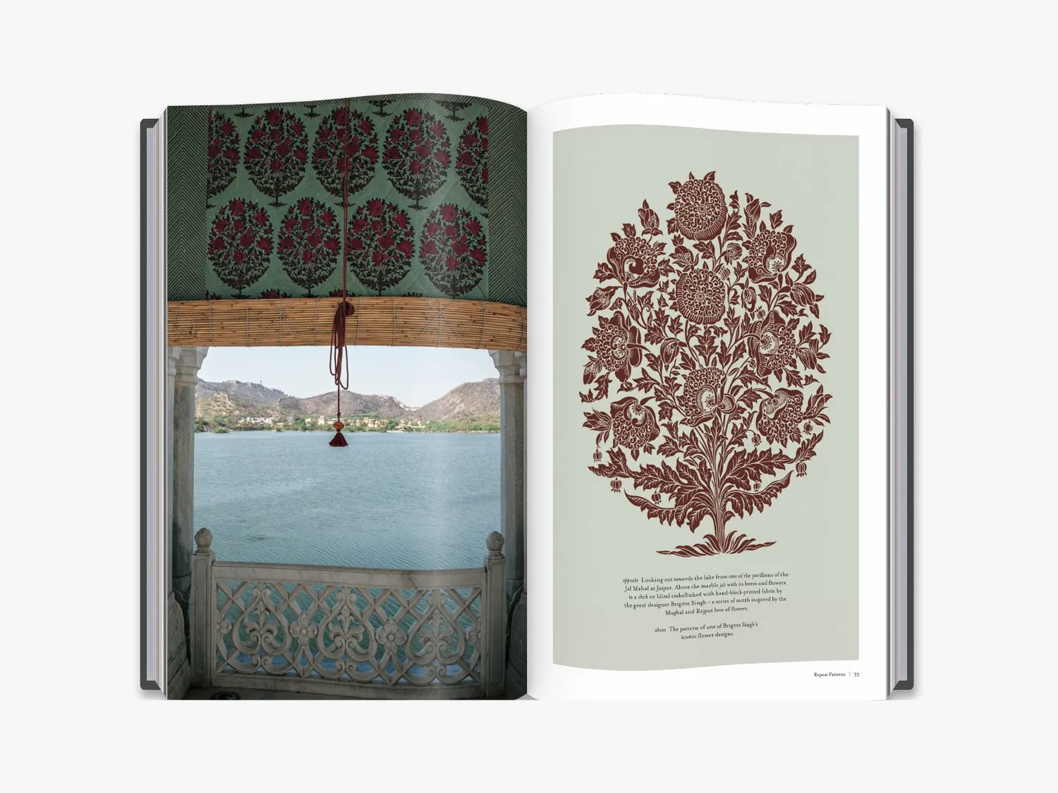 Thames & Hudson Floral Patterns of India mønsterbog indbundet