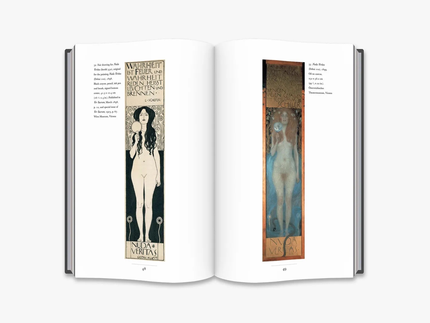 Thames & Hudson Gustav Klimt fagbog om tegninger