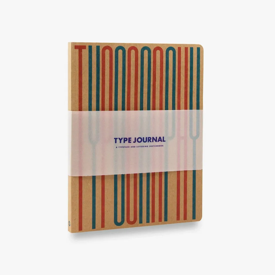 Thames & Hudson Type Journal notesbog illustreret