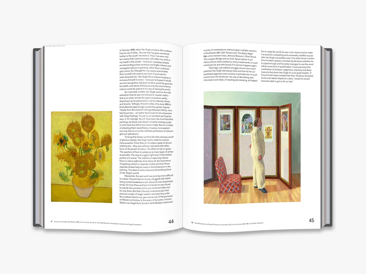 Thames & Hudson Hockney – Van Gogh: The Joy of Nature kunstbog