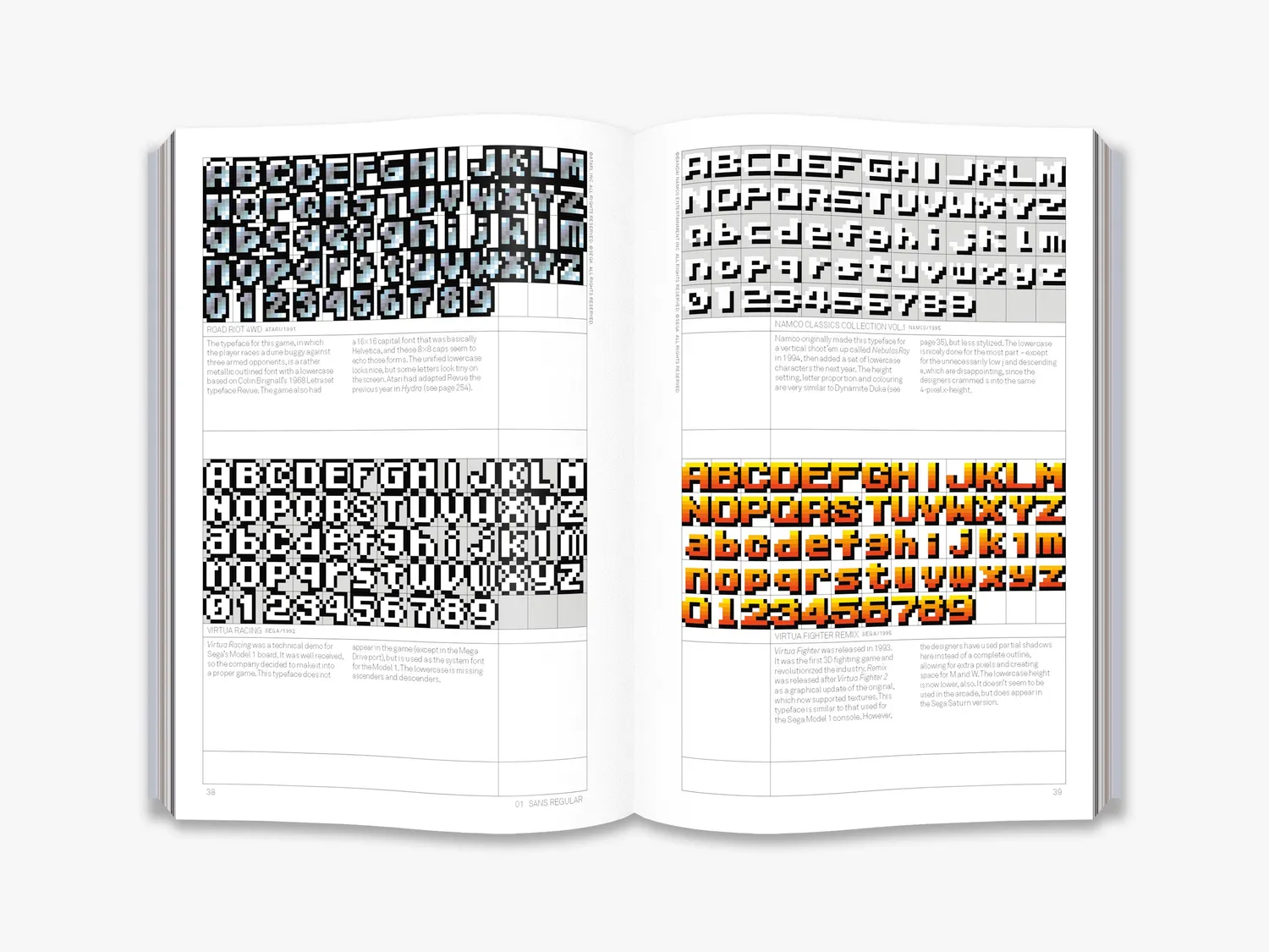 Thames & Hudson Arcade Game Typography typografibog pixel