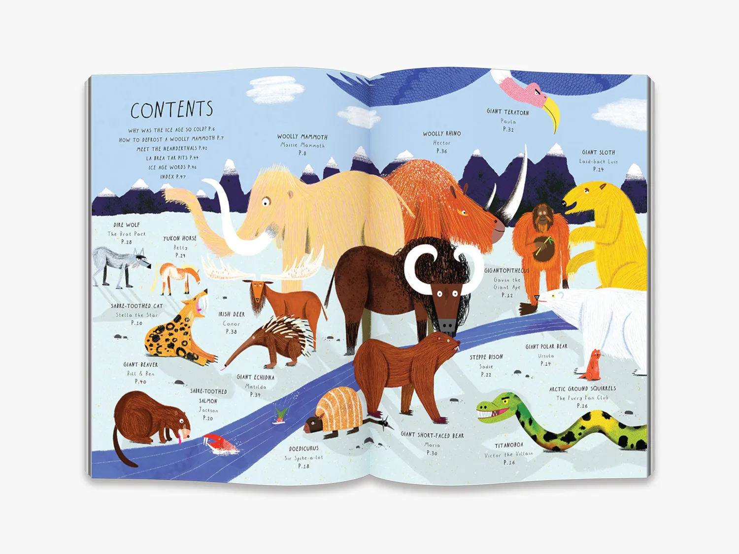 Thames & Hudson Maisie Mammoth’s Memoirs børnebog istidsdyr