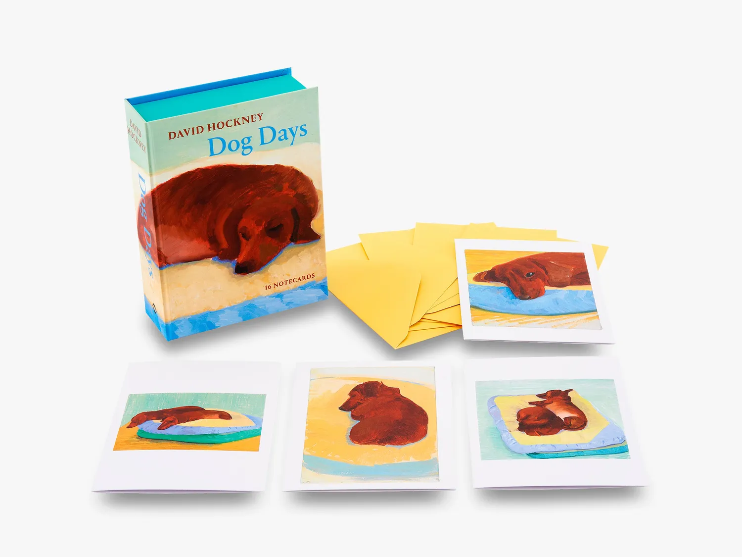 Thames & Hudson David Hockney Dog Days kort 16 stk
