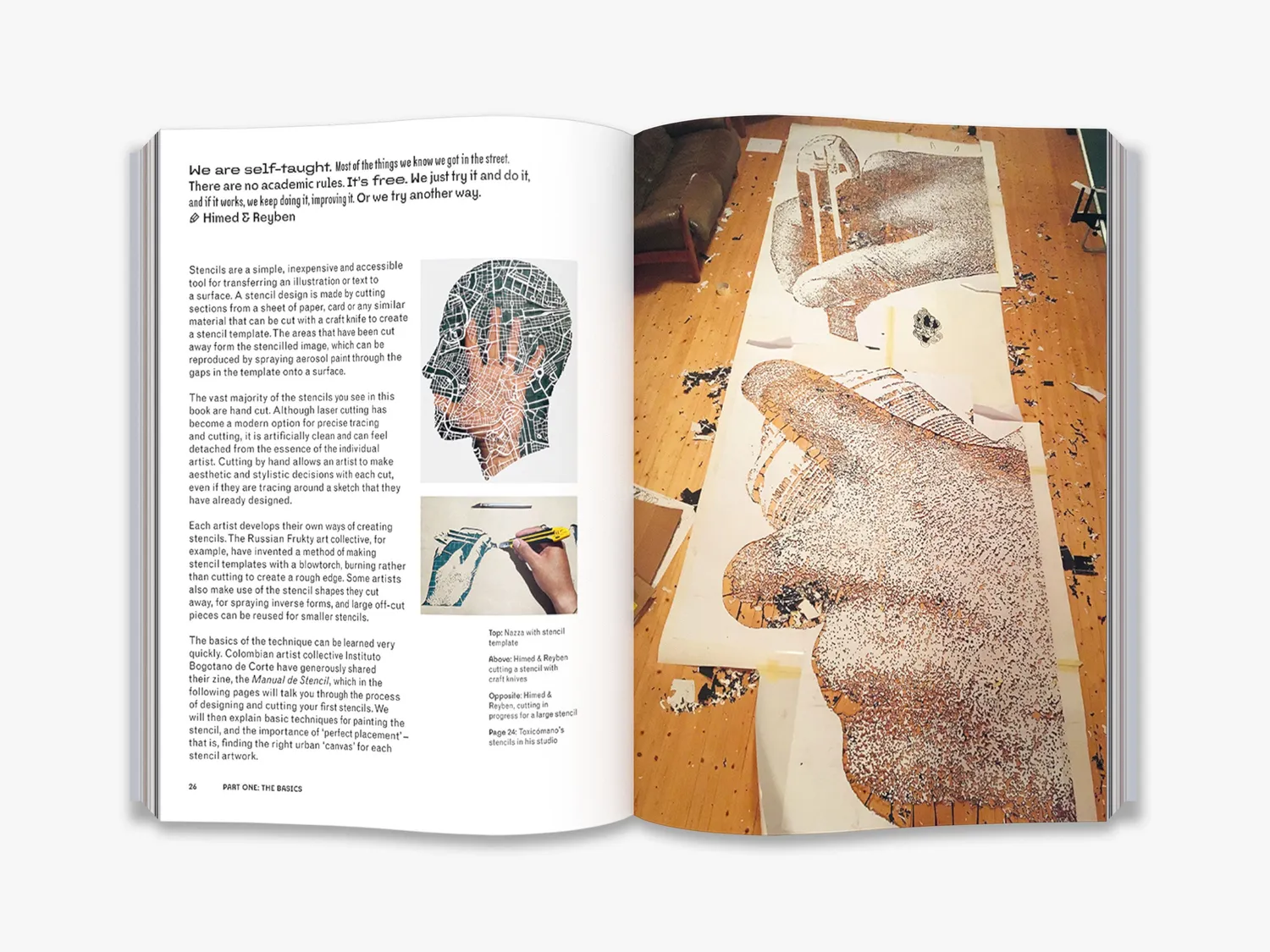 Thames & Hudson Stencil Graffiti Handbook bog street art