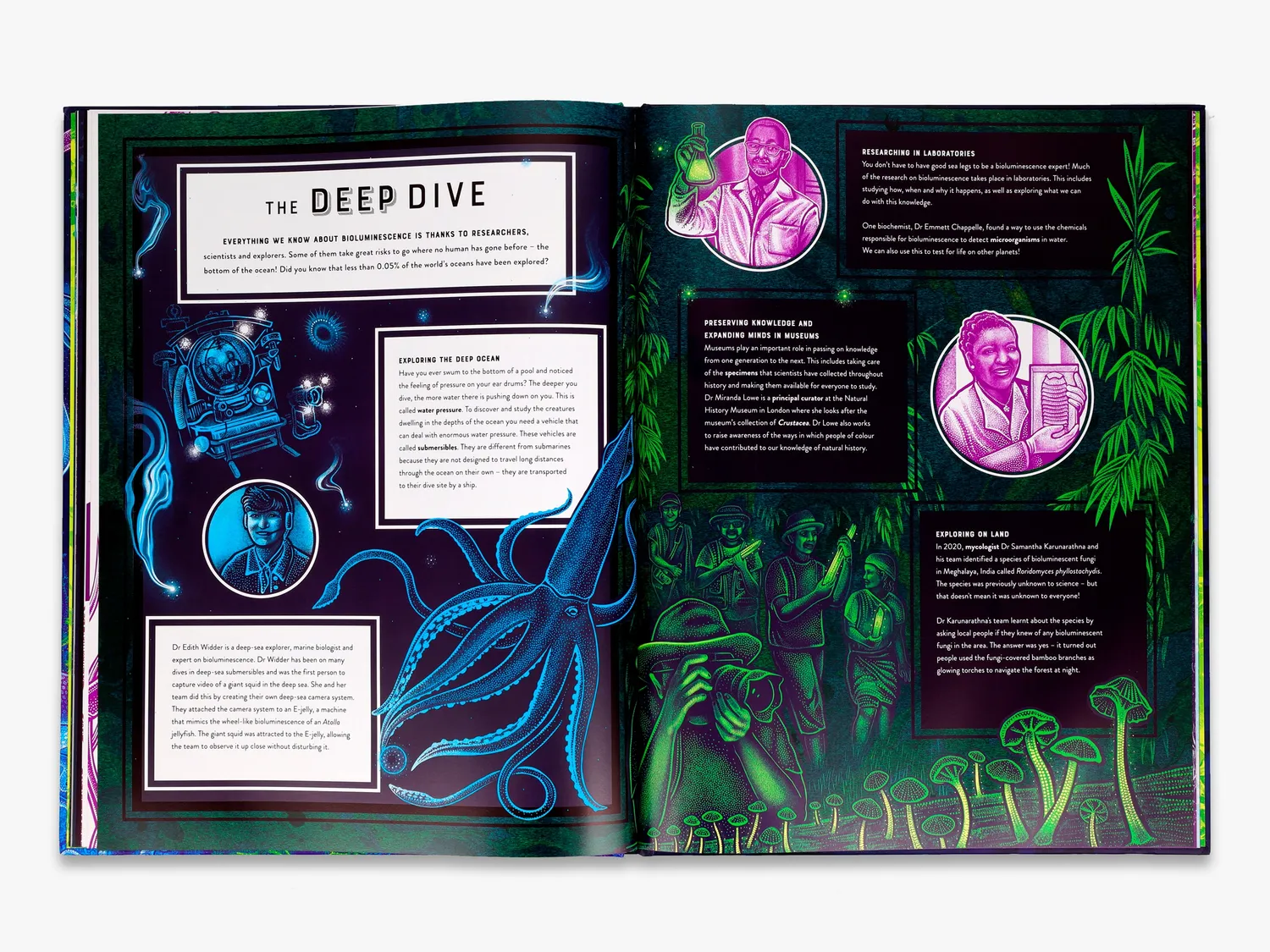 Thames & Hudson Wild Wonders Glow børnebog bioluminescens