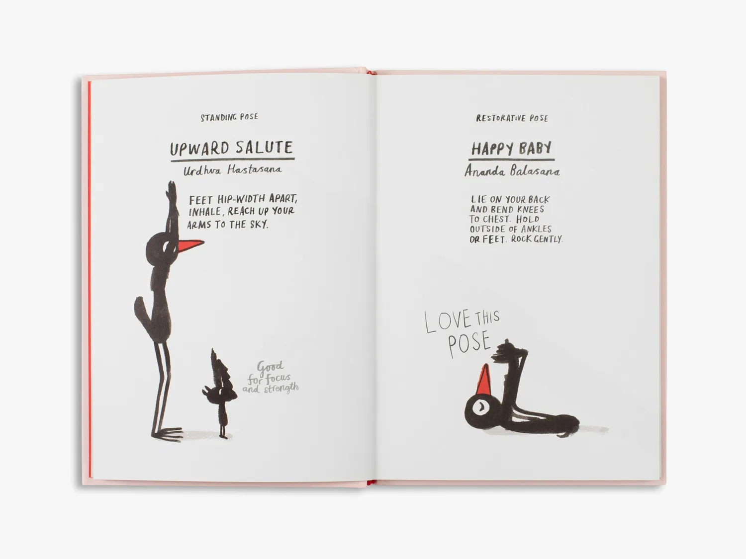 Thames & Hudson Yoga for Stiff Birds bog illustreret yoga