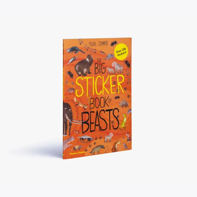 Thames & Hudson The Big Sticker Book of Beasts klistermærkebog