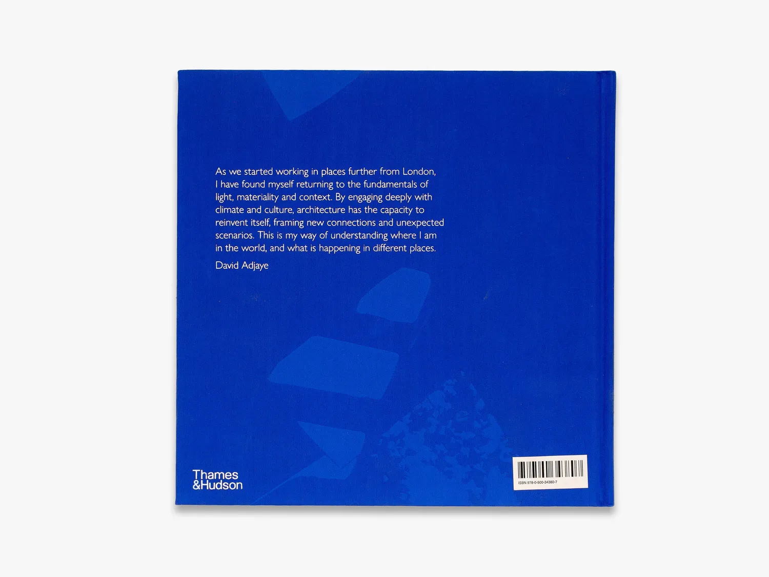 Thames & Hudson Adjaye arkitekturbog 2007-2015