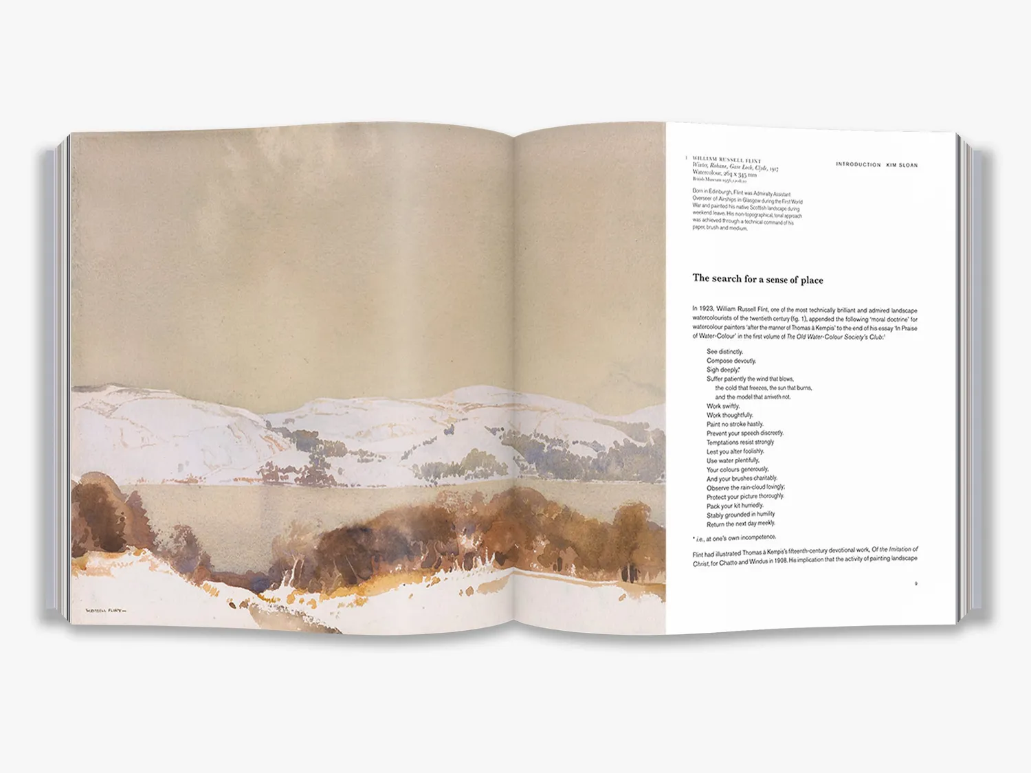 Thames & Hudson Places of the Mind akvarelbog