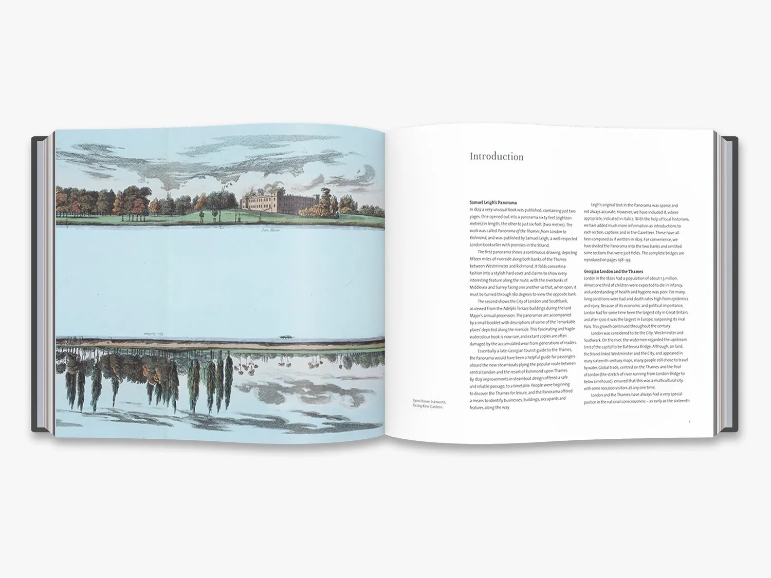 Thames & Hudson Panorama of the Thames bog – London 1829
