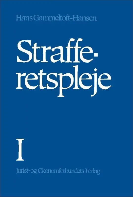 Nyt Juridisk Forlag Strafferetspleje I e-bog om straffeproces