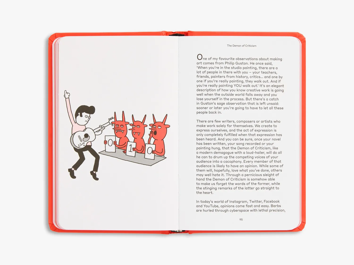 Thames & Hudson Creative Demons bog – kreativitet Holman
