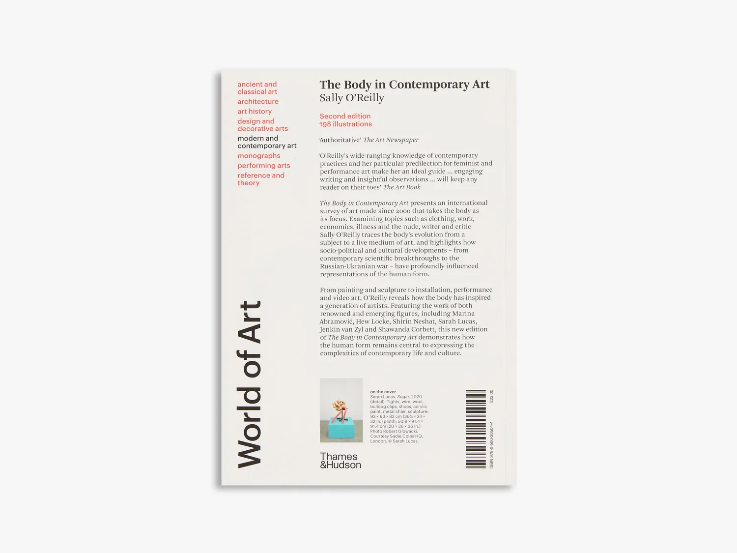 Thames & Hudson World of Art The Body in Contemporary Art bog illustreret