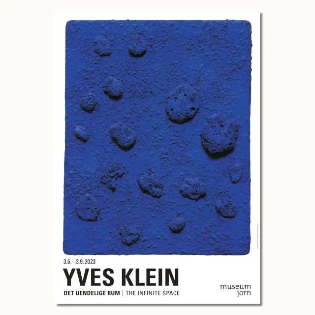 Museum Jorn Yves Klein plakat A3 29,7 x 42 cm