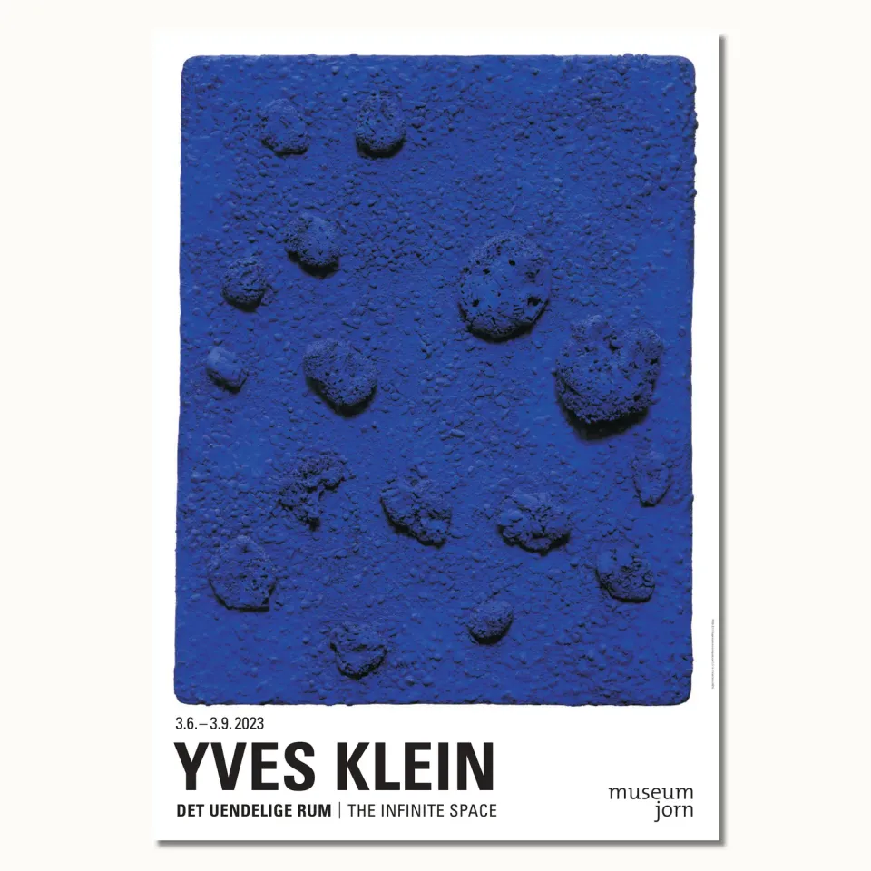 Museum Jorn Yves Klein plakat A3 29,7 x 42 cm