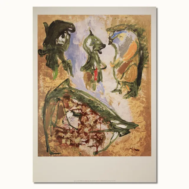 Museum Jorn Asger Jorn Visite importune plakat 100x70 cm
