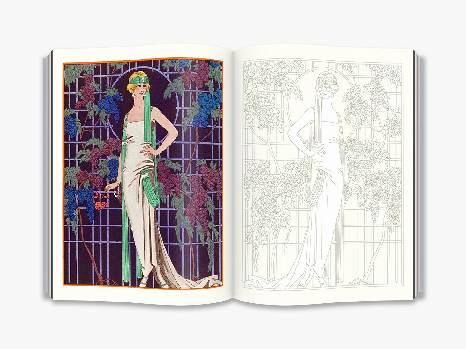 Thames & Hudson Age of Glamour malebog Art Deco V&A