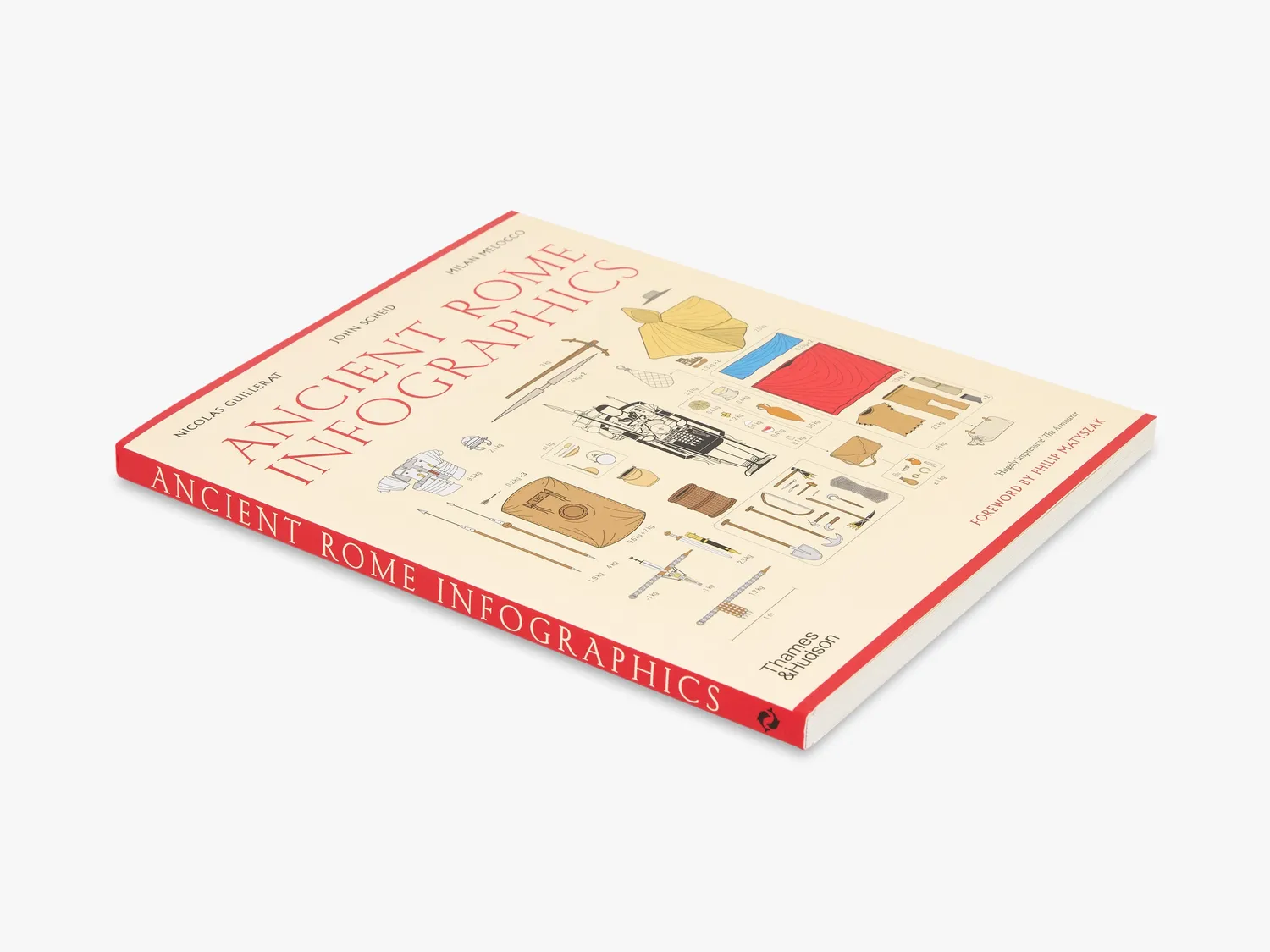 Thames & Hudson Ancient Rome Infographics fagbog illustreret