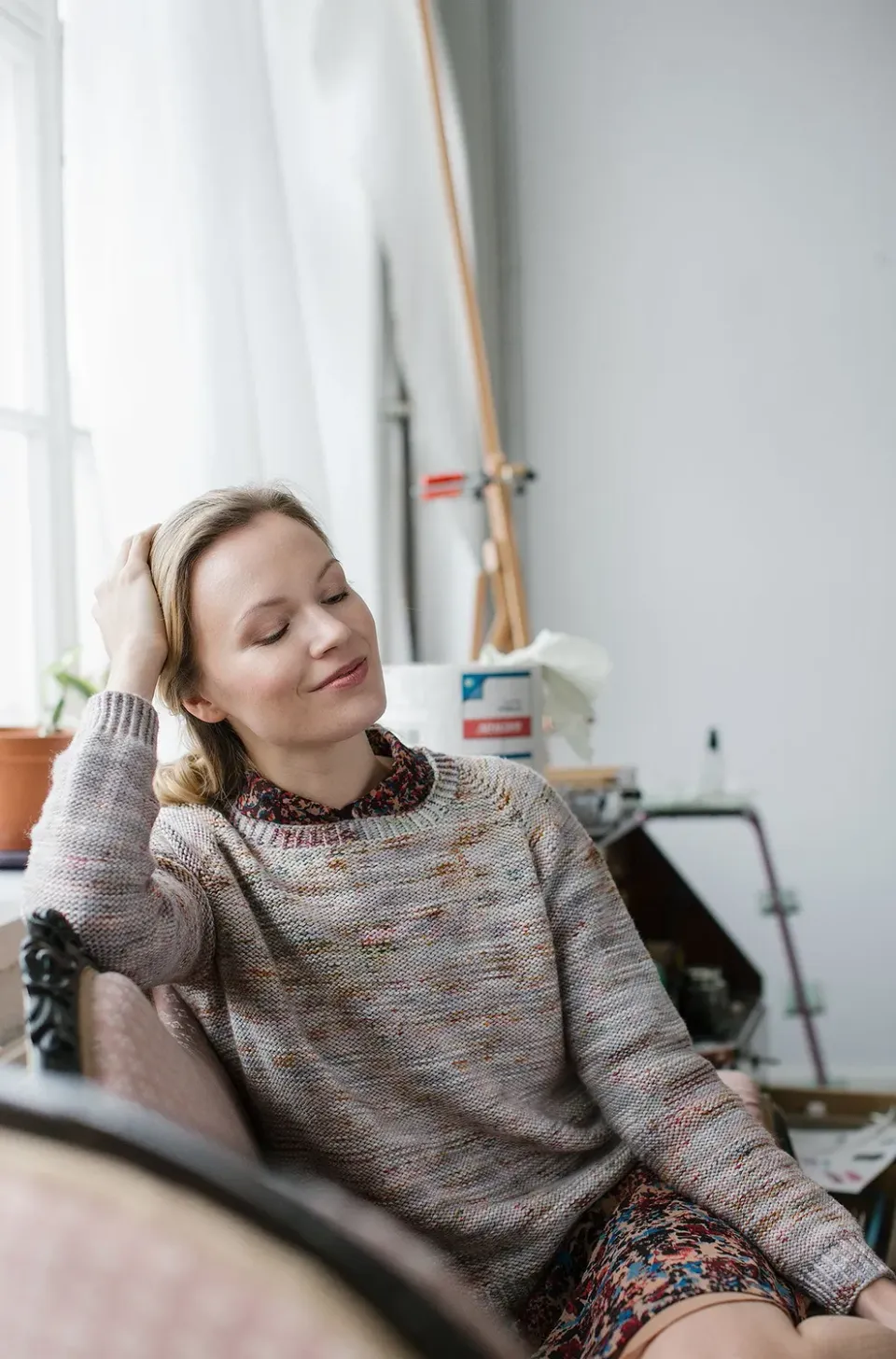 Tukubook Nordic Knits Mon Manet sweater strikkeopskrift PDF
