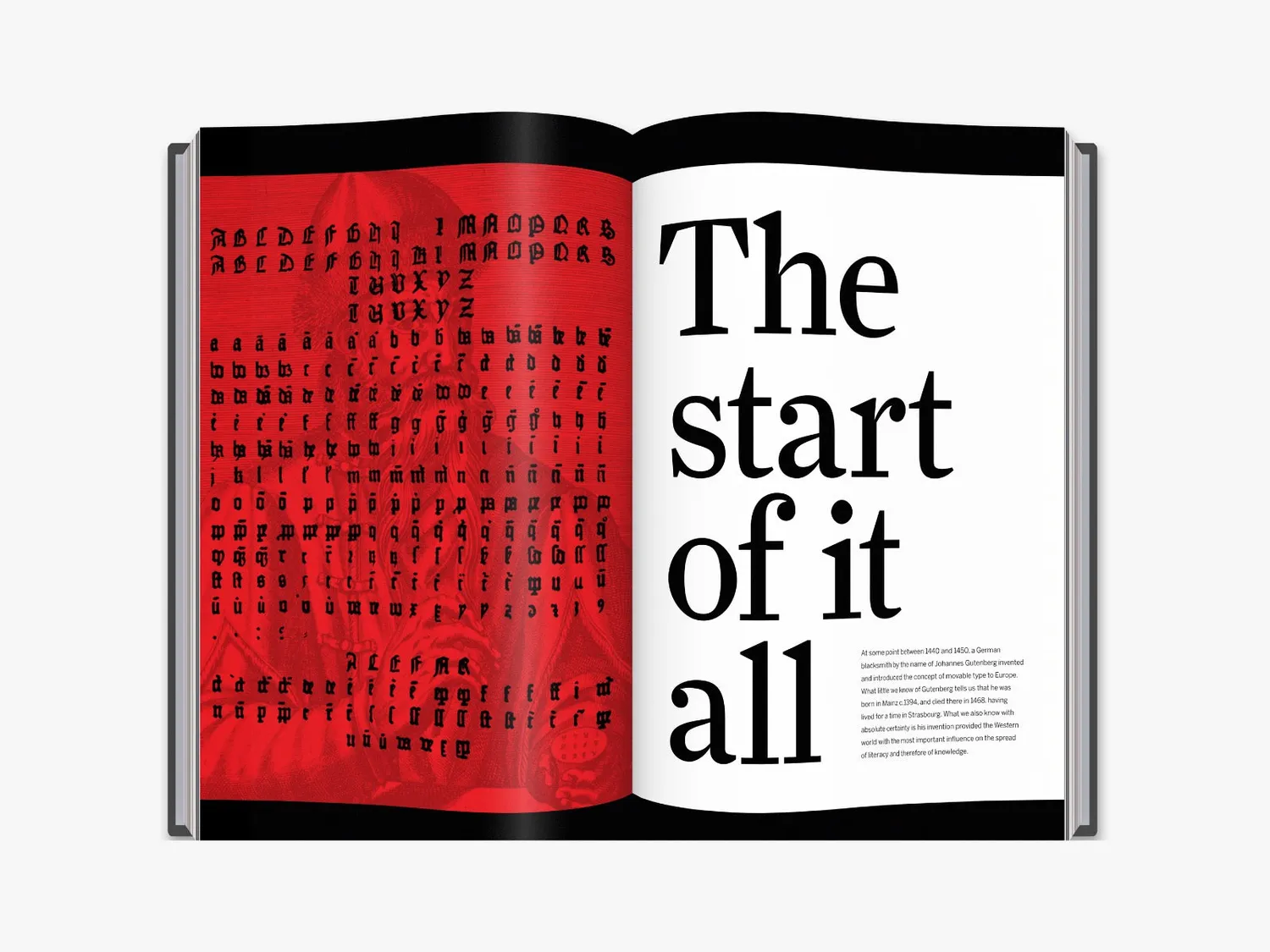 Thames & Hudson The Evolution of Type bog – 100 skrifttyper