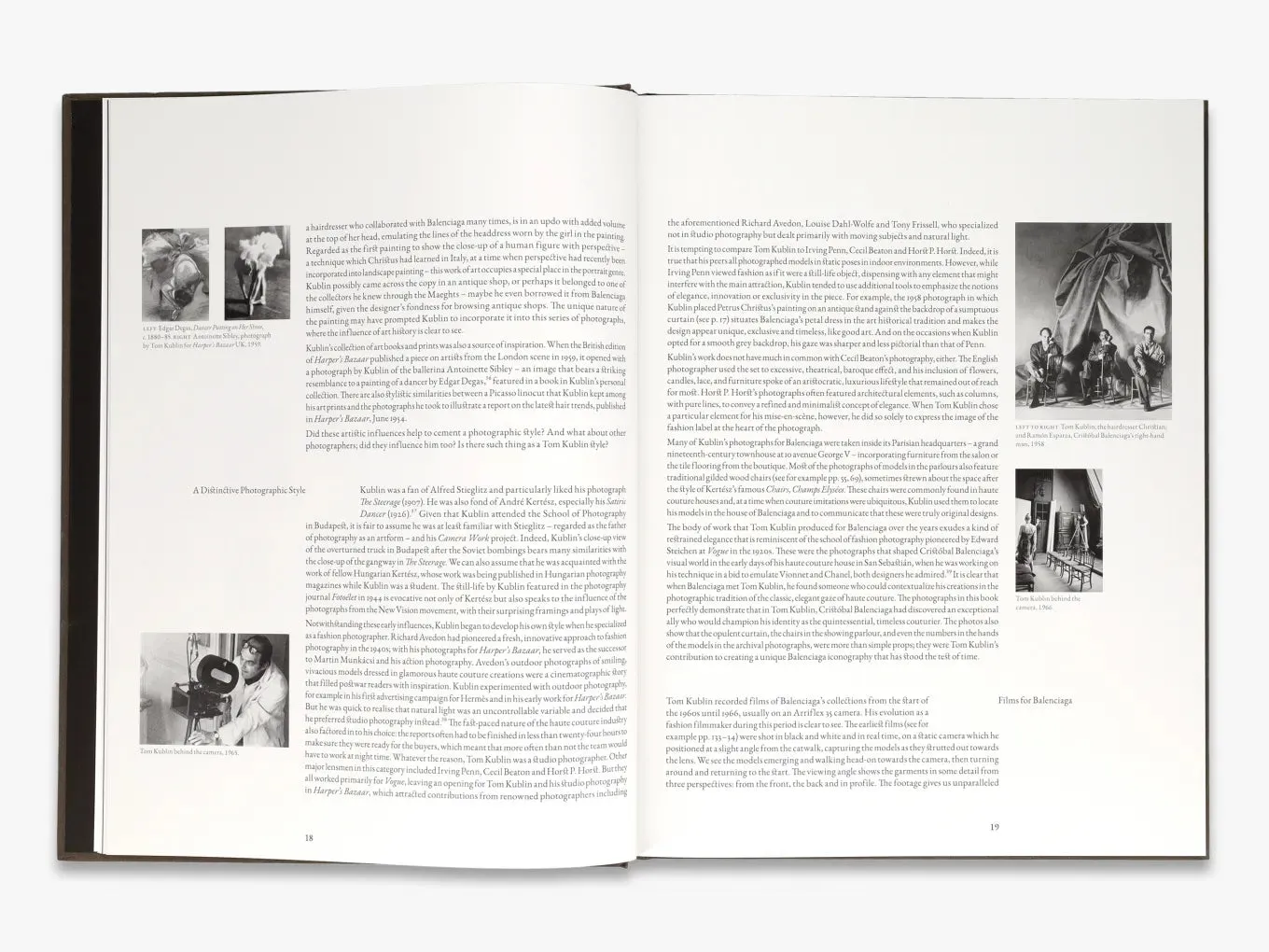 Thames & Hudson Balenciaga Kublin bog modefotografi