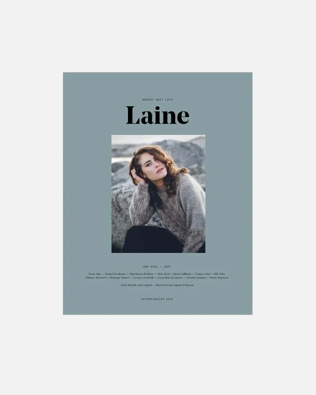 Laine Magazine Issue 9 strikkemagasin engelsk efterår