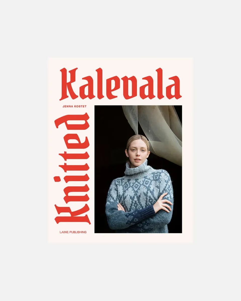 Laine Knitted Kalevala strikkebog hardcover Jenna Kostet
