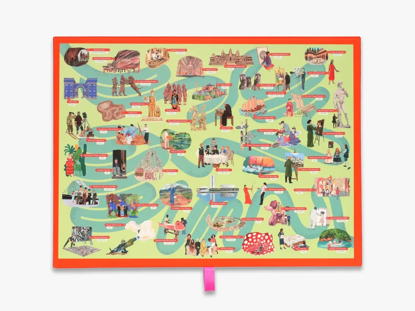 The Story of Art in 1000 Pieces puslespil 50 motiver