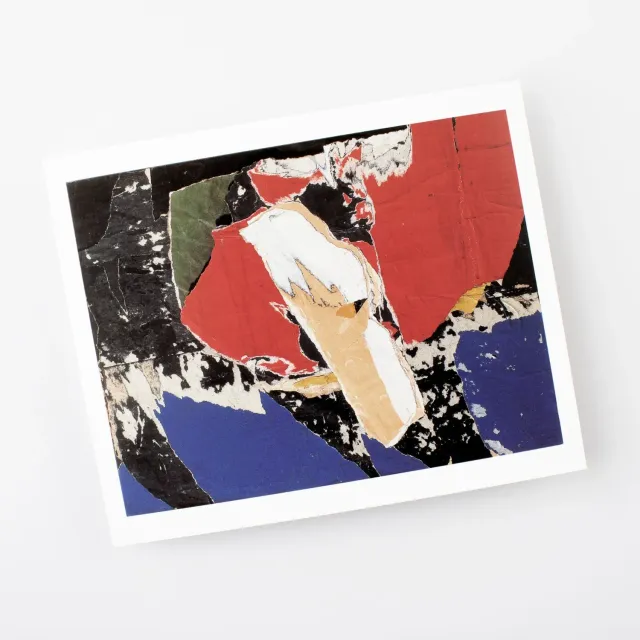 Museum Jorn Décollage postkort Asger Jorn 1964