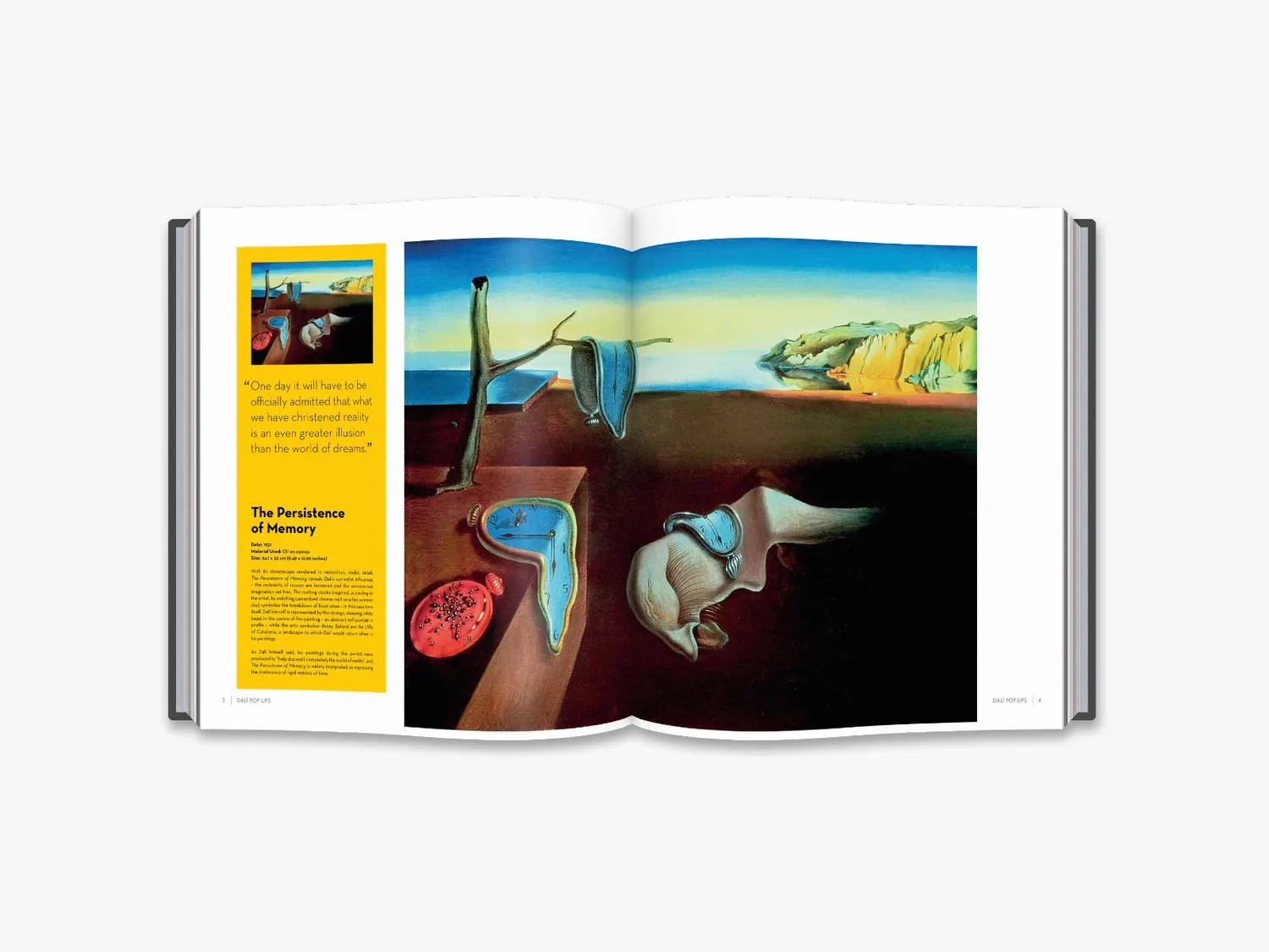 Thames & Hudson Dalí Pop-Ups gavebog 7 motiver