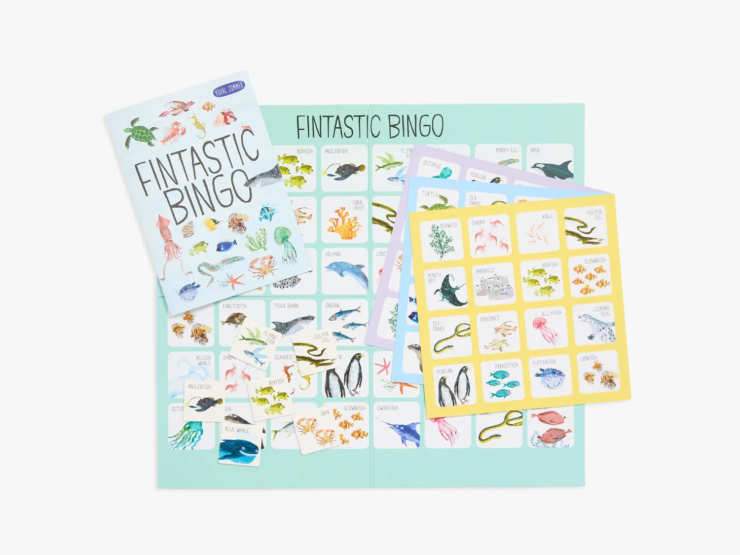 Thames & Hudson Fintastic Bingo spil havdyr æske