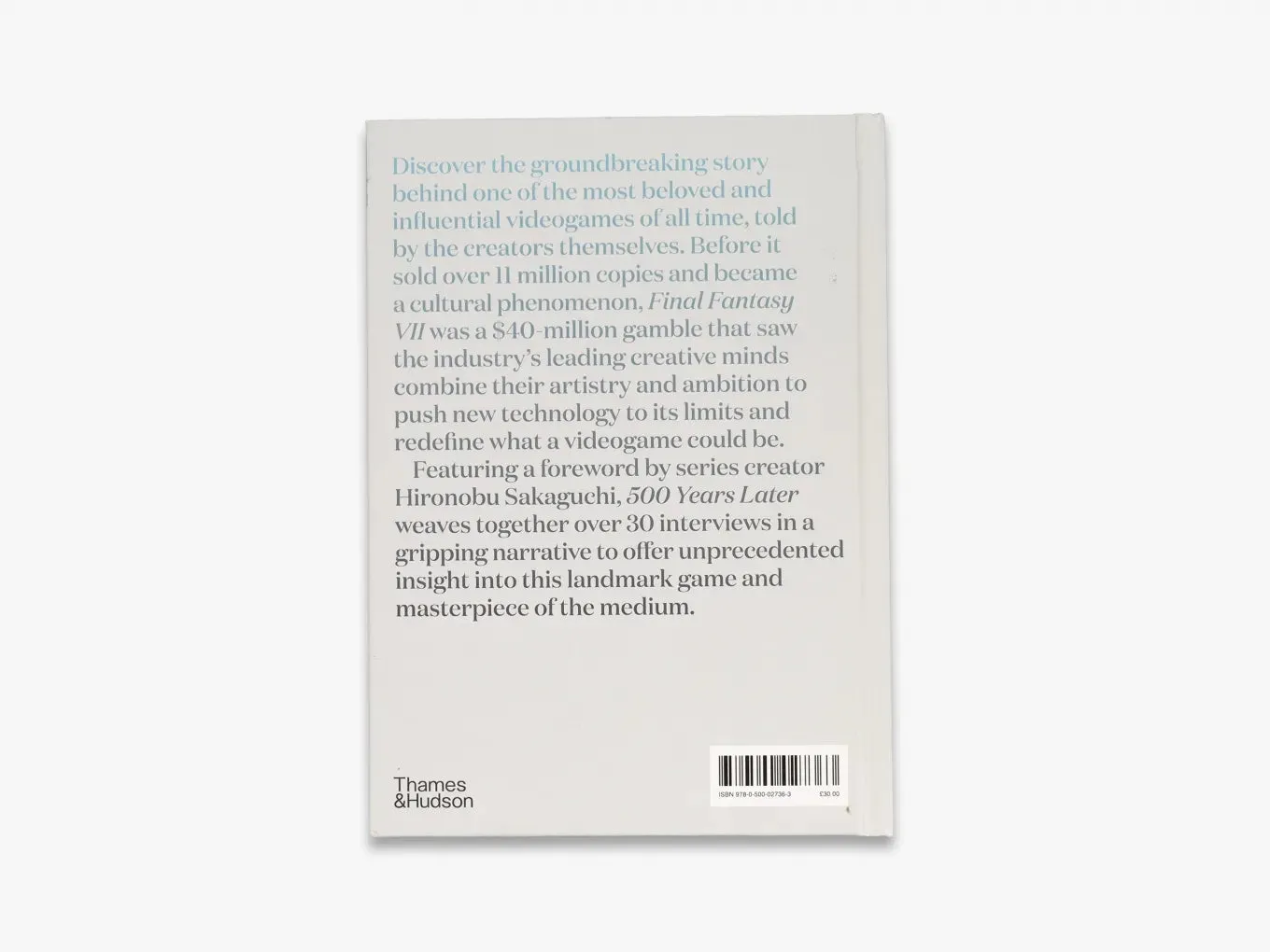 Thames & Hudson 500 Years Later bog Final Fantasy VII