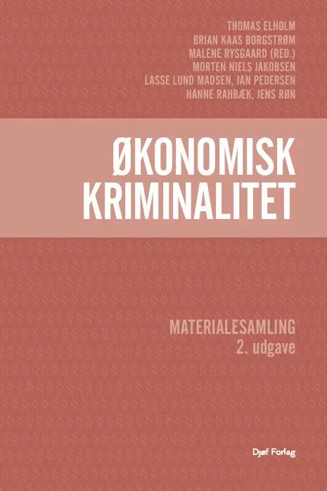 Nyt Juridisk Forlag Økonomisk kriminalitet papirbog
