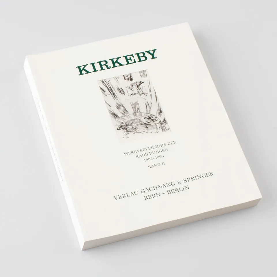 Museum Jorn Per Kirkeby Werkverzeichnis Radierungen 1983-1998 bog bind 2