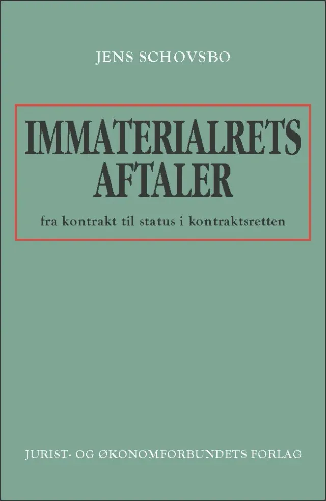 Nyt Juridisk Forlag Immaterialretsaftaler e-bog immaterialret