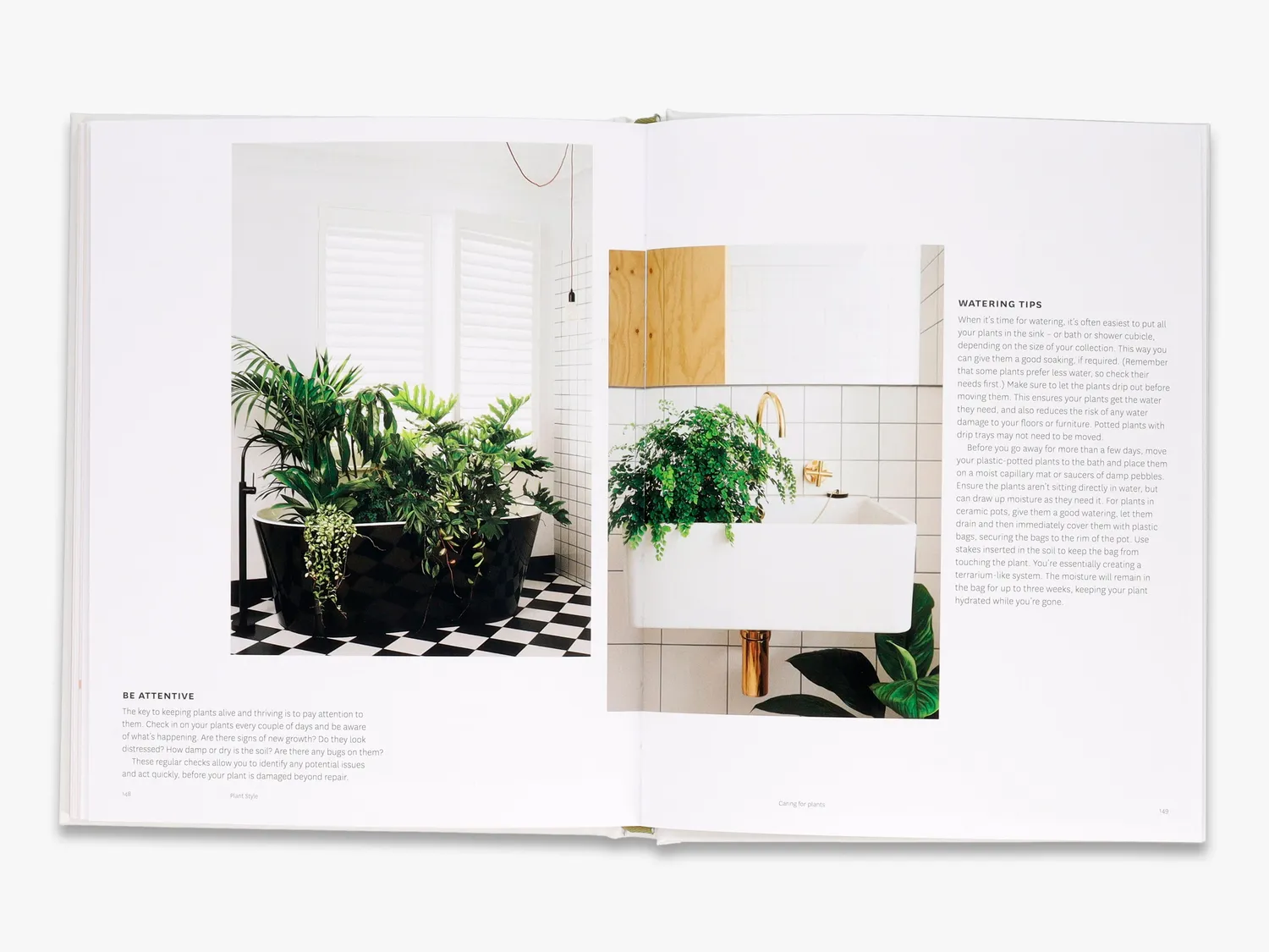 Thames & Hudson Plant Style bog indretning med planter